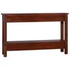 vidaXL Table console Marron classique 120x30x75cm Bois d'acajou massif