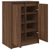 vidaXL Armoire à chaussures chêne marron 57x34x76 cm bois d'ingénierie