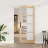 vidaXL Porte coulissante Naturel 83 x 202 cm