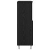 vidaXL Haut Armoire Noir 60 x 36 x 110 cm Bois d'ing&eacute;nierie