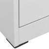 vidaXL Classeur Gris clair 46x62x72,5 cm Acier