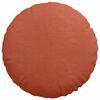 vidaXL Coussins de si&egrave;ge 2 pcs Rouge orange &Oslash; 40 cm