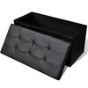 vidaXL Banc de rangement 84.5 x 41 x 41 cm Bois d'ing&eacute;nierie