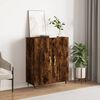 vidaXL Buffet ch&ecirc;ne fum&eacute; 69,5x34x90 cm bois d'ing&eacute;nierie