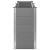 vidaXL Lit sur&eacute;lev&eacute; de jardin 250x50x91 cm WPC Gris