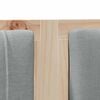 vidaXL T&ecirc;te de lit capitonn&eacute;e Marron 135 cm Pin massif