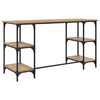 vidaXL Bureau Ch&ecirc;ne artisanal 140 x 50 x 75 cm Bois d'ing&eacute;nierie