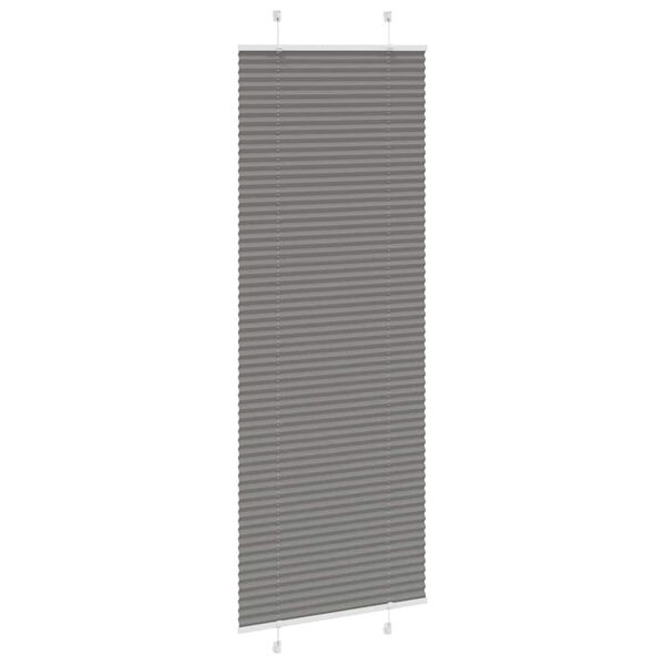 vidaXL Store pliss&eacute; anthracite 70x200 cm largeur du tissu 69,4 cm