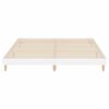 vidaXL Cadre de lit sans matelas blanc brillant 200x200 cm