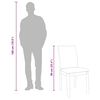 vidaXL Chaises à manger coussins 2 pcs blanc bois massif caoutchouc