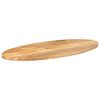 vidaXL Dessus de table 110x40x2,5 cm ovale bois massif de manguier
