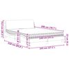 vidaXL Lit avec matelas Dover vert fonc&eacute; 140x200 cm velours
