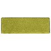 vidaXL Tapis d'escalier 15 pi&egrave;ces 65 x 21 x 4 cm Vert Bordure rectangulaire