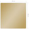 vidaXL Pomme de douche pluie Acier inoxydable 50x50 cm Carr&eacute;e Dor&eacute;
