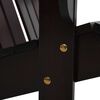 vidaXL Chaise Adirondack double Bois marron