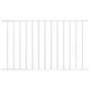 vidaXL Panneau de cl&ocirc;ture Woerden en acier thermolaqu&eacute; blanc 1,7&nbsp;m x 0,75&nbsp;m