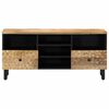 vidaXL Meuble TV 100x33x46 cm bois massif de manguier