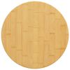 vidaXL Dessus de table &Oslash;40x2,5 cm bambou