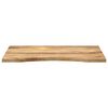 vidaXL Dessus de bureau avec courbe 90x50x2,5 cm manguier massif brut