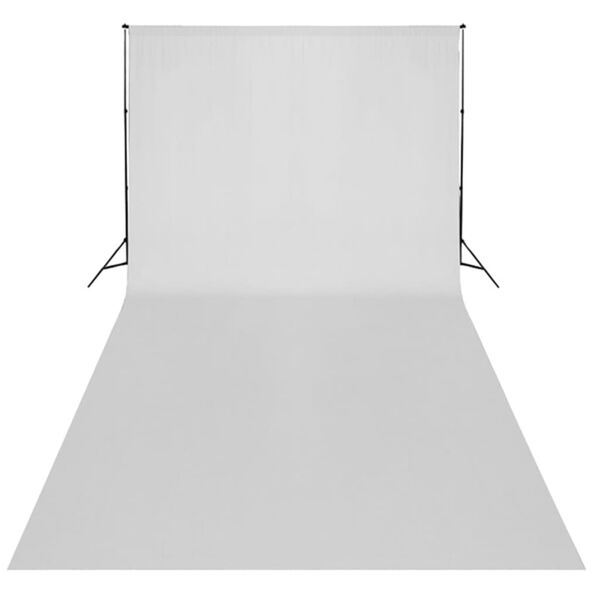 vidaXL Kit de studio photo avec lampes toile de fond et r&eacute;flecteur
