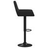 vidaXL Tabourets de bar lot de 2 noir velours