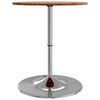 vidaXL Table de bar marron clair Ø60x89,5 cm bois massif de chêne