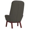 vidaXL Chaise de relaxation Gris fonc&eacute; Velours