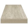 vidaXL &Eacute;tag&egrave;res murales flottantes 2 pcs ch&ecirc;ne 90x23,5x3,8 cm MDF