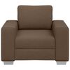 vidaXL Canap&eacute; Marron 100 x 80 x 82 cm tissu