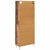 vidaXL Haut Armoire avec tiroir 2 pcs Bois ancien Bois d'ing&eacute;nierie