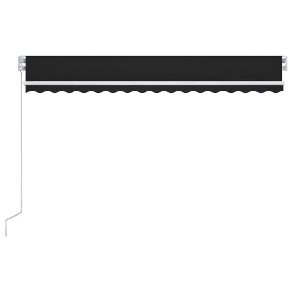 vidaXL Auvent manuel r&eacute;tractable 400x350 cm Anthracite