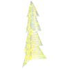 vidaXL Sapin de No&euml;l 100 LED Blanc chaud 120 cm PET