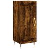 vidaXL Buffet haut Ch&ecirc;ne fum&eacute; 34,5x34x180 cm Bois d'ing&eacute;nierie