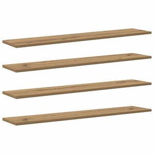 vidaXL &Eacute;tag&egrave;re &agrave; livres 4 pcs Marron 100 x 20 x 1,5 cm