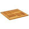 vidaXL Dessus de table 50x50x2 cm carr&eacute; bois massif d'acacia