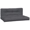 vidaXL Salon palette de jardin avec coussins 4pcs bois d'acacia massif