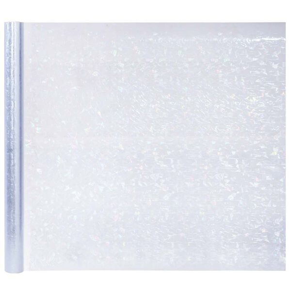 vidaXL Films pour fen&ecirc;tre 5 pcs d&eacute;poli motif arc-en-ciel 3D PVC