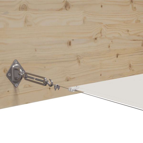 vidaXL Auvent vertical Blanc 140x800 cm Tissu oxford