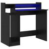 vidaXL Bureau Ch&ecirc;ne noir Bois d'ing&eacute;nierie 97 x 45 x 90 cm