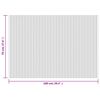 vidaXL Tapis rectangulaire noir 70x100 cm bambou