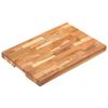 vidaXL Planche &agrave; d&eacute;couper 50x35x4 cm Bois d'acacia massif