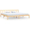 vidaXL Cadre de lit sans matelas bois massif