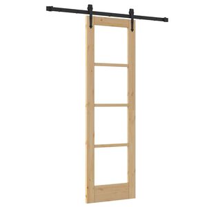 vidaXL Porte coulissante ORKDAL Naturel 61 x 198,5 cm