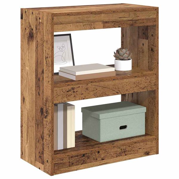 vidaXL Biblioth&egrave;que Bois ancien 60 x 30 x 72 cm Bois d'ing&eacute;nierie