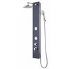 SCH&Uuml;TTE Panneau de douche en verre mitigeur GLASDUSCHPANEEL anthracite