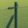 vidaXL Poteau de cl&ocirc;ture. Vert 100 x 1 m (maille de 13 mm)
