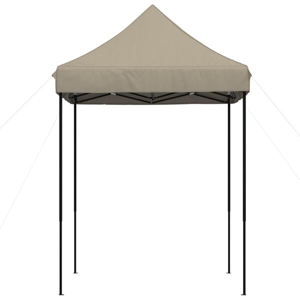 vidaXL Tente de réception pliable escamotable taupe 200x200x306 cm