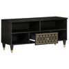 vidaXL Meuble TV 100x33x46 cm bois massif de manguier