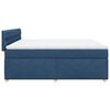 vidaXL Sommier &agrave; lattes de lit avec matelas Bleu 180x200 cm Tissu