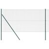 vidaXL Cl&ocirc;ture en fils soud&eacute;s pour fixation au sol 25 x 1,4 m Vert